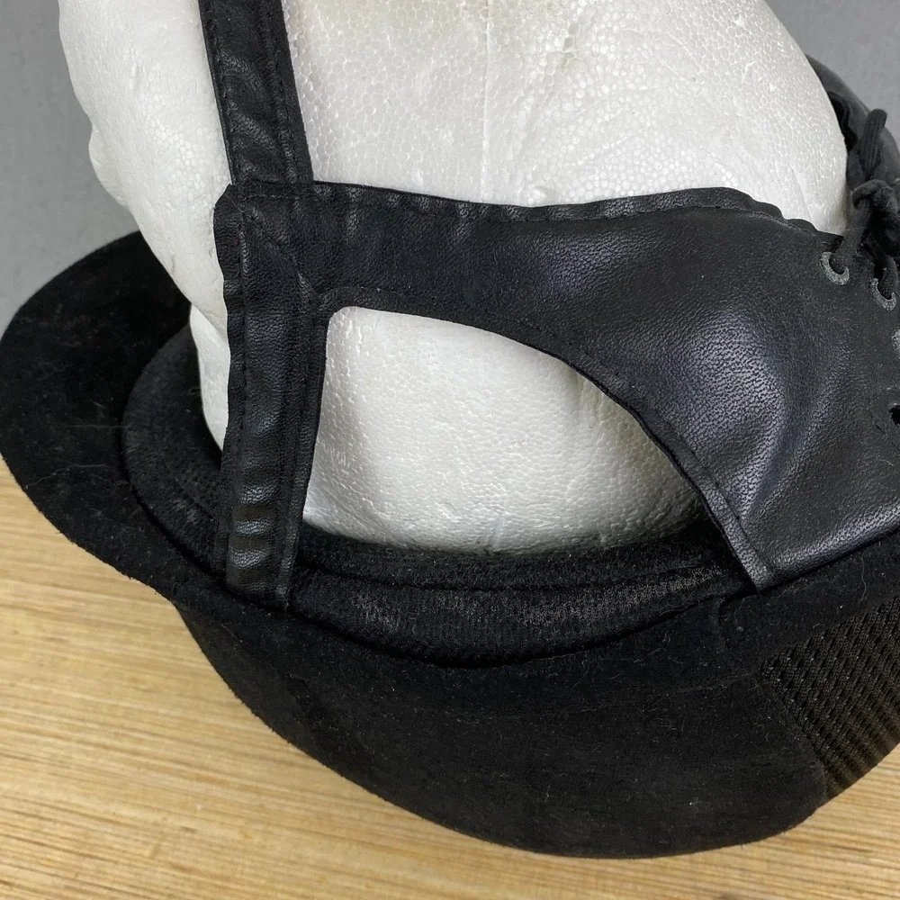 Charles Owen Ayr 8 Riding Helmet Black & Silver Size 7 57 cm Used READ - Picture 8 of 13